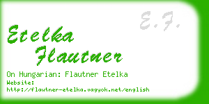 etelka flautner business card